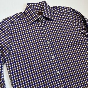 Etro Men’s Plaid Dress Shirt